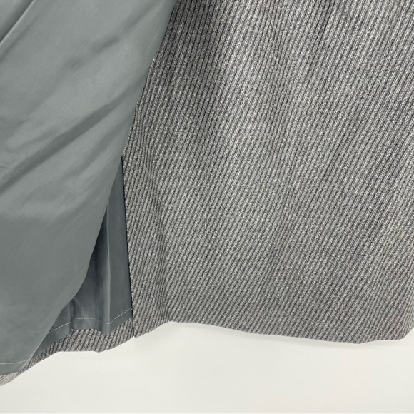 Vintage Armani Wool Gray Maxi wrap Skirt 44EU - Picture 3 of 8